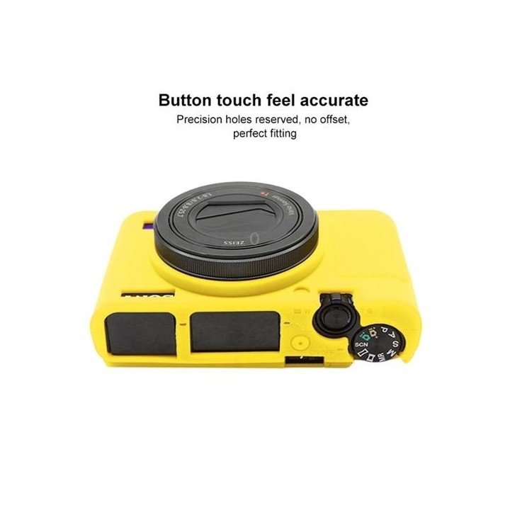 PULUZ Soft Silicone Protective Case for Sony RX100 III / IV / V(Yellow)