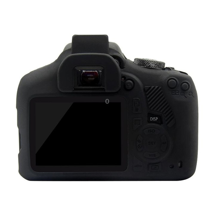 PULUZ Soft Silicone Protective Case for Canon EOS 1300D / 1500D(Black)