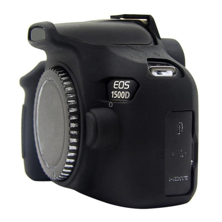 PULUZ Soft Silicone Protective Case for Canon EOS 1300D / 1500D(Black)