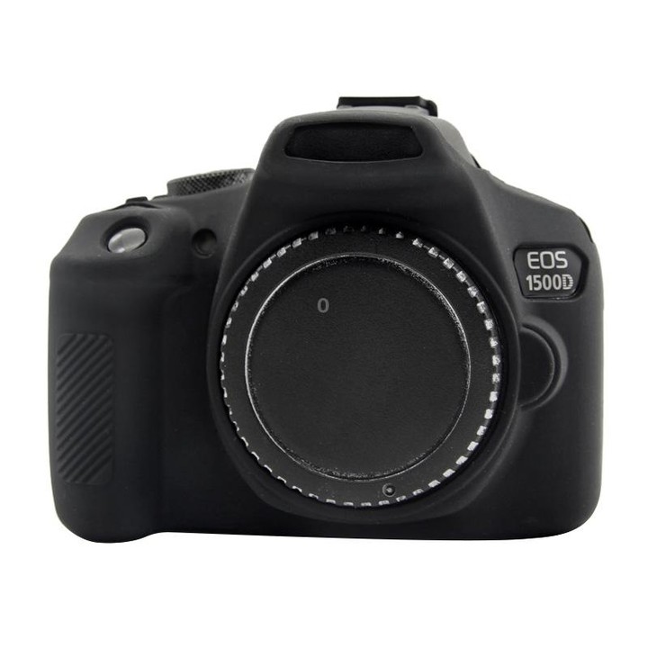 PULUZ Soft Silicone Protective Case for Canon EOS 1300D / 1500D(Black)