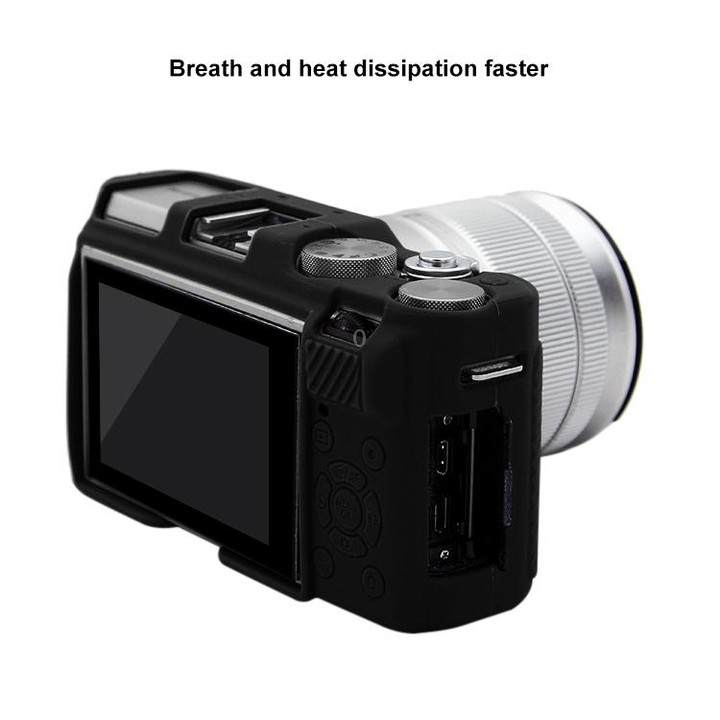 PULUZ Soft Silicone Protective Case for FUJIFILM X-A3 / X-A10(Black)