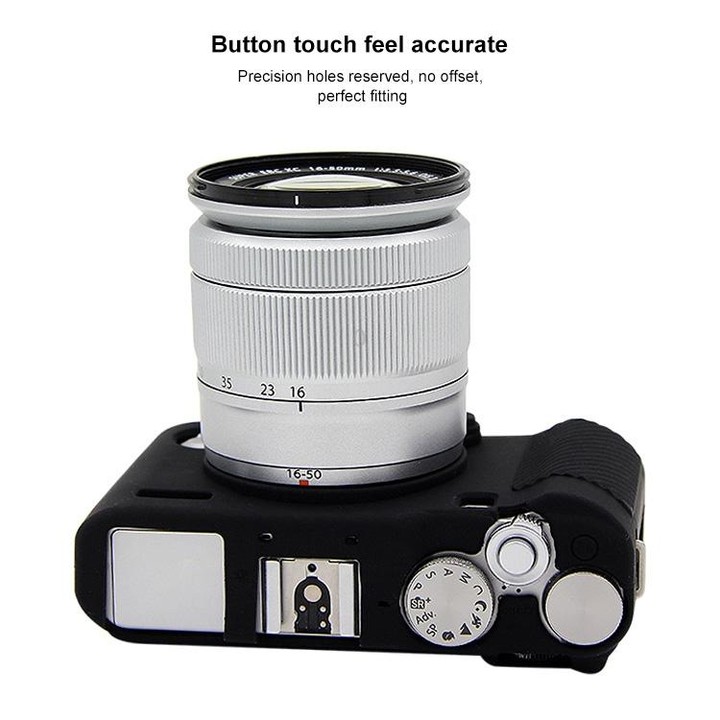 PULUZ Soft Silicone Protective Case for FUJIFILM X-A3 / X-A10(Black)