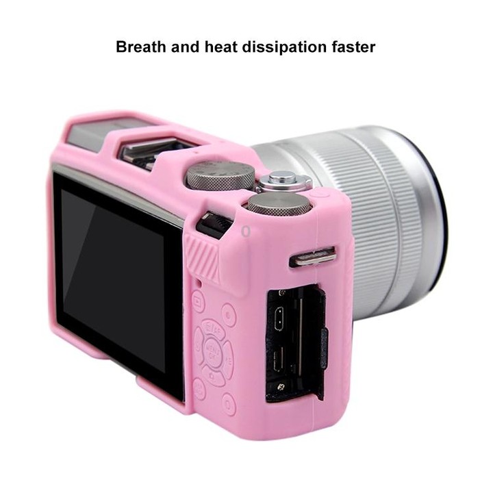 PULUZ Soft Silicone Protective Case for FUJIFILM X-A3 / X-A10(Pink)