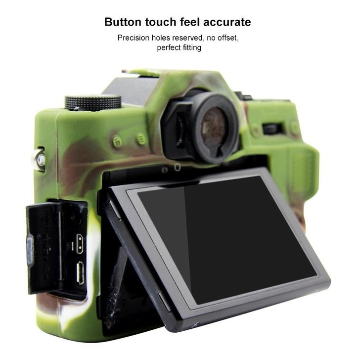 PULUZ Soft Silicone Protective Case for FUJIFILM XT10(Camouflage)