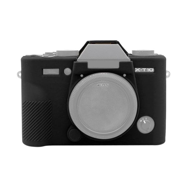PULUZ Soft Silicone Protective Case for FUJIFILM XT10(Black)
