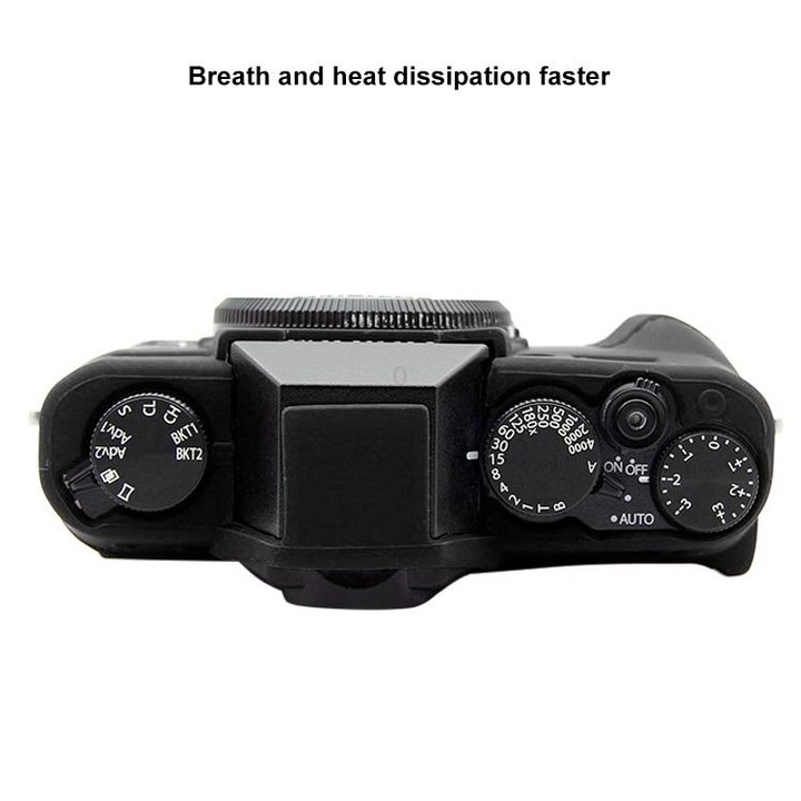 PULUZ Soft Silicone Protective Case for FUJIFILM XT10(Black)
