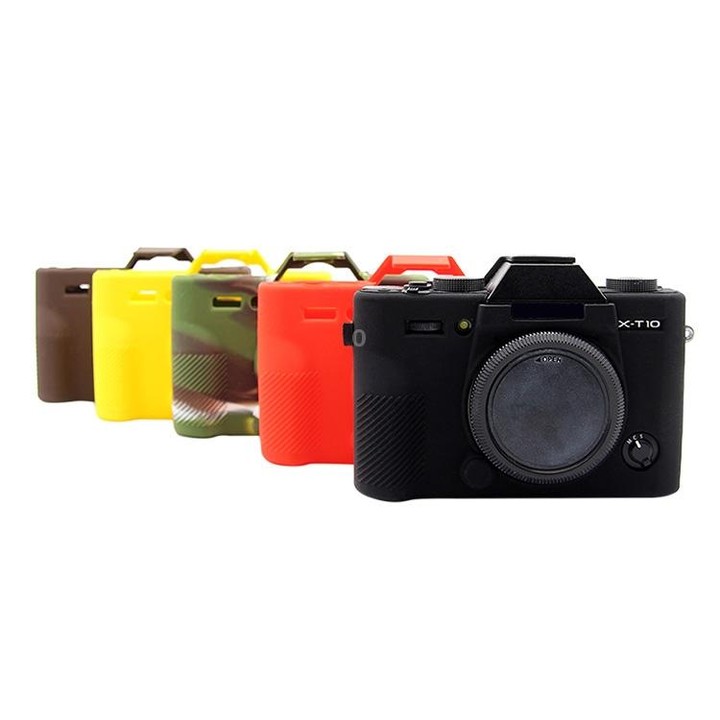 PULUZ Soft Silicone Protective Case for FUJIFILM XT10(Red)
