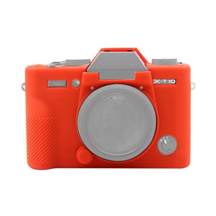 PULUZ Soft Silicone Protective Case for FUJIFILM XT10(Red)