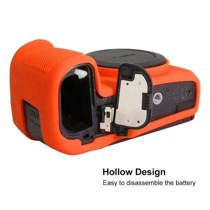 PULUZ Soft Silicone Protective Case for Canon EOS R(Orange)