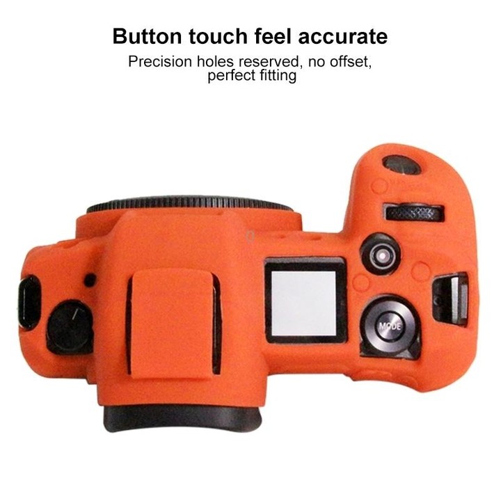 PULUZ Soft Silicone Protective Case for Canon EOS R(Orange)