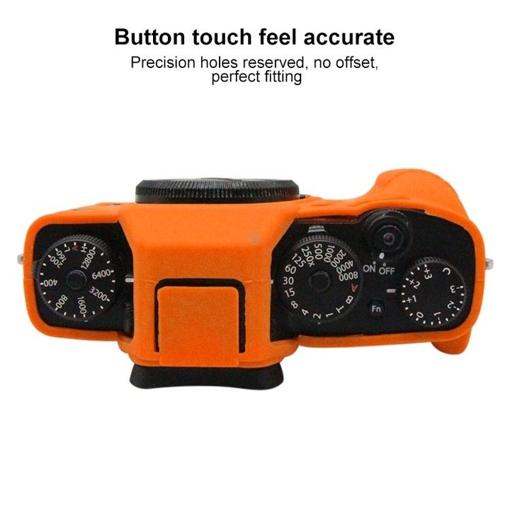 PULUZ Soft Silicone Protective Case for FUJIFILM XT3(Orange)