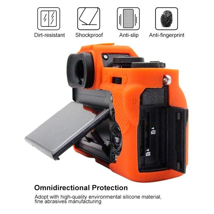 PULUZ Soft Silicone Protective Case for FUJIFILM XT3(Orange)