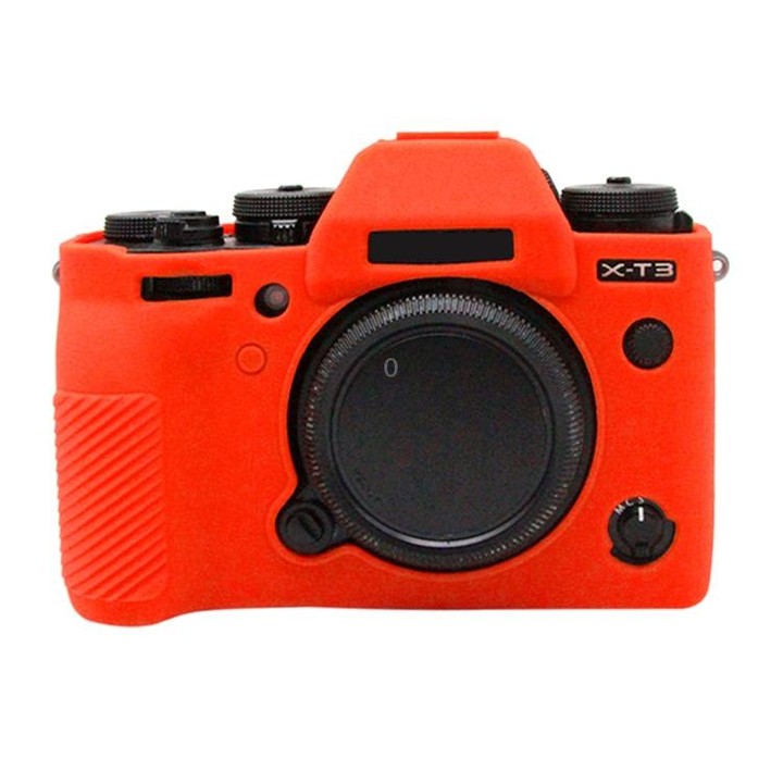 PULUZ Soft Silicone Protective Case for FUJIFILM XT3(Red)