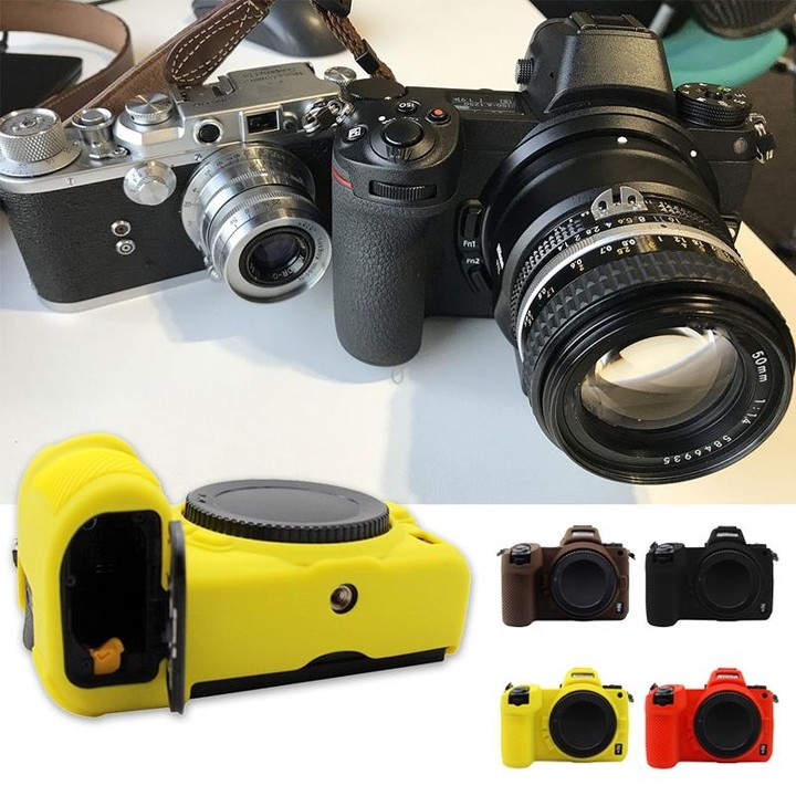 PULUZ Soft Silicone Protective Case for Nikon Z6 / Z7(Coffee)