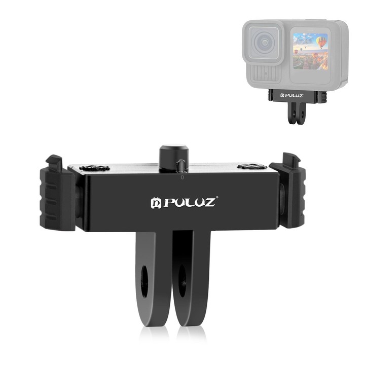 For GoPro MISSION 1 / 1 PRO / HERO13 Black / MAX2 PULUZ Magnetic Quick Release Base Mount (Black)