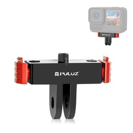 For GoPro MISSION 1 / 1 PRO / HERO13 Black PULUZ Magnetic Quick Release Base Mount (Black Red)