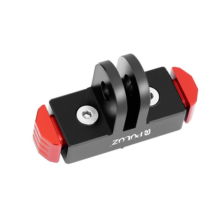 For GoPro MISSION 1 / 1 PRO / HERO13 Black PULUZ Magnetic Quick Release Base Mount (Black Red)
