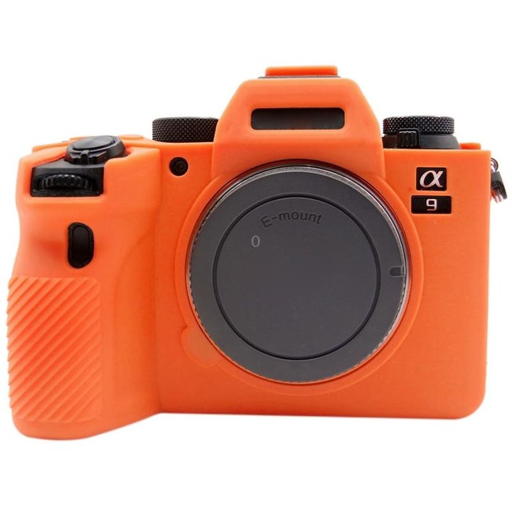 PULUZ Soft Silicone Protective Case for Sony ILCE-9M2/ Alpha 9 II / A92(Orange)
