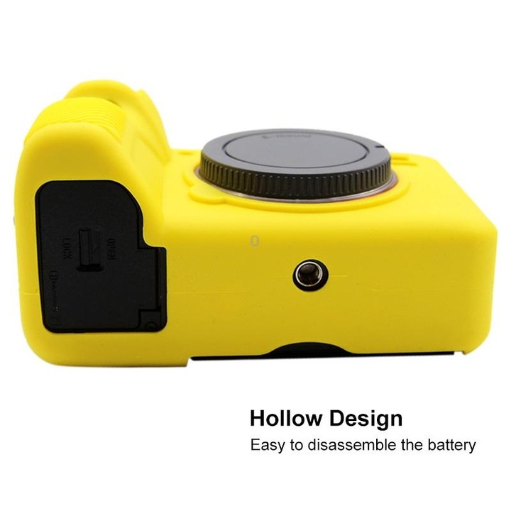PULUZ Soft Silicone Protective Case for Sony ILCE-9M2/ Alpha 9 II / A92(Yellow)