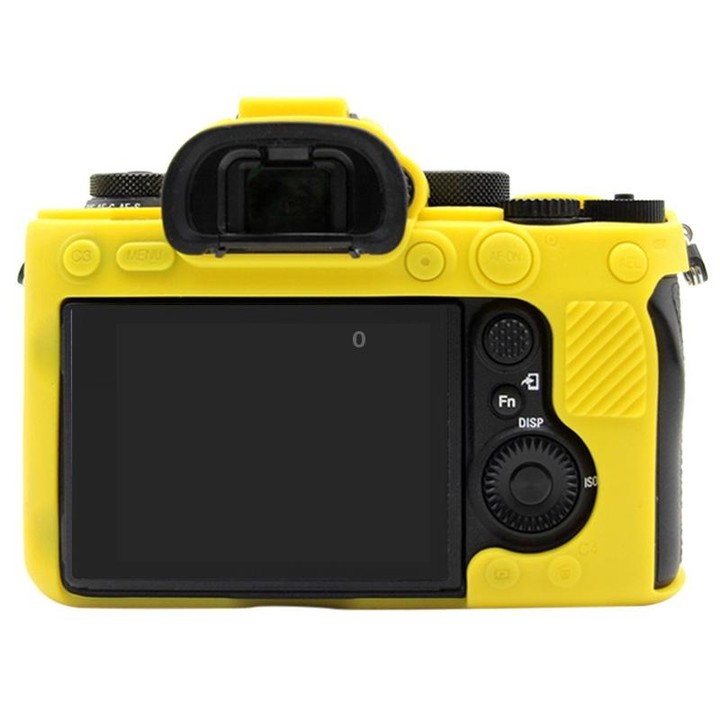 PULUZ Soft Silicone Protective Case for Sony ILCE-9M2/ Alpha 9 II / A92(Yellow)