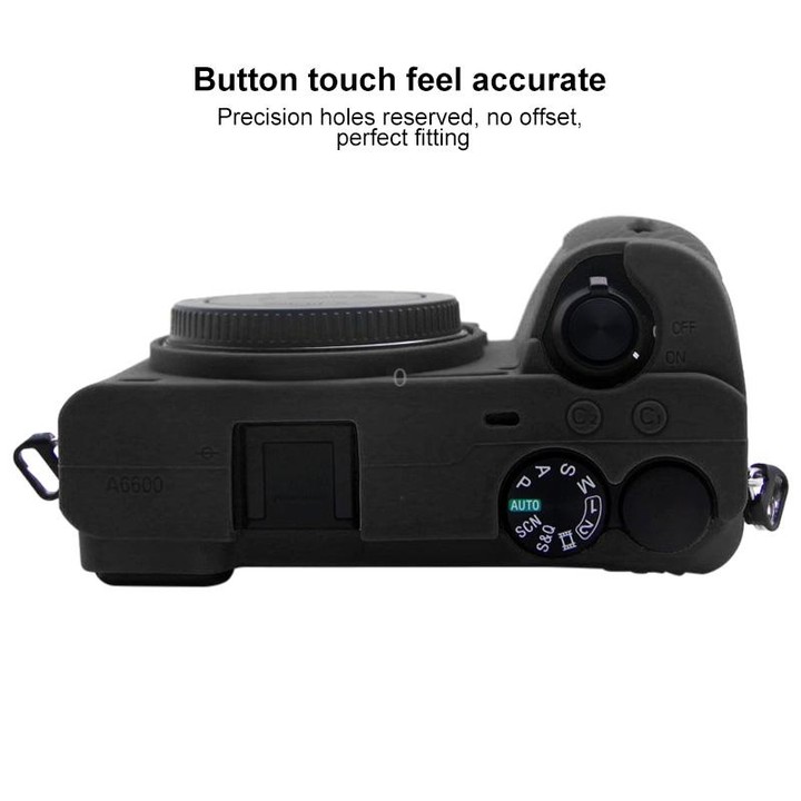 PULUZ Soft Silicone Protective Case for Sony A6600 / ILCE-6600(Black)