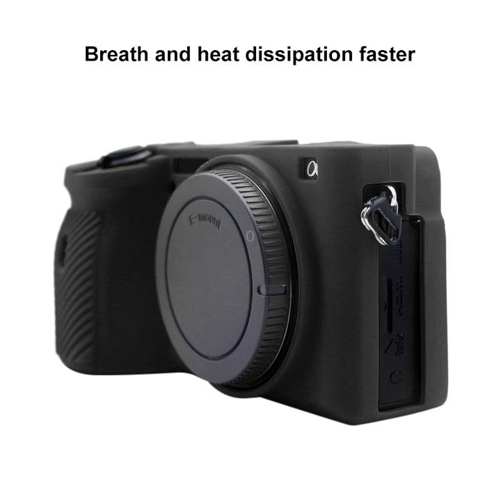 PULUZ Soft Silicone Protective Case for Sony A6600 / ILCE-6600(Black)