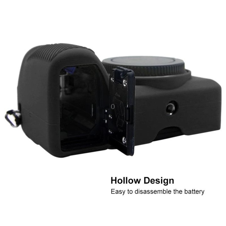 PULUZ Soft Silicone Protective Case for Sony A6600 / ILCE-6600(Black)