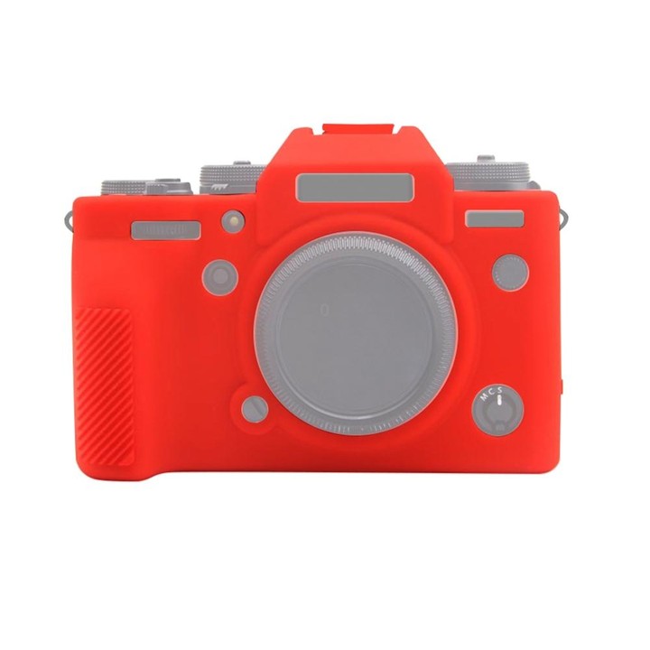 PULUZ Soft Silicone Protective Case for Fujifilm X-T4(Red)