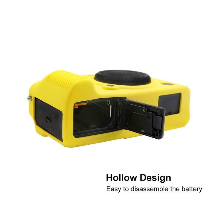 PULUZ Soft Silicone Protective Case for Fujifilm X-T4(Yellow)