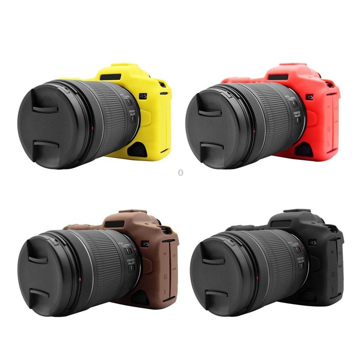 PULUZ Soft Silicone Protective Case for Canon EOS R5(Yellow)
