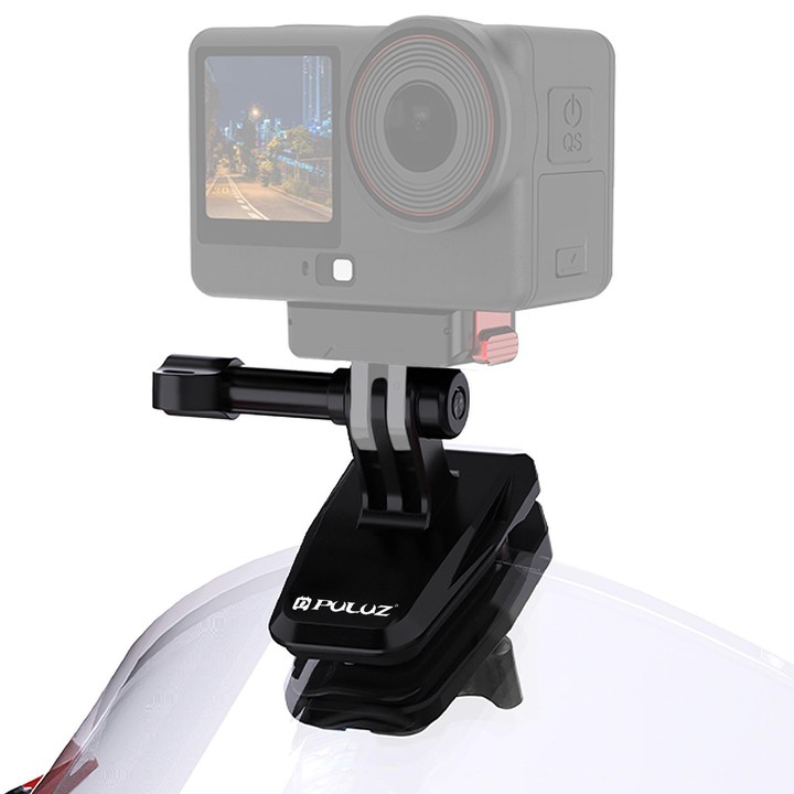 PULUZ Motorcycle Windshield Clip Bracket Camera Mount (Black)