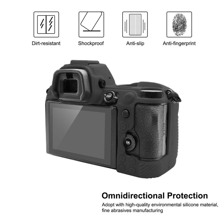 PULUZ Soft Silicone Protective Case for Nikon Z6 II(Black)