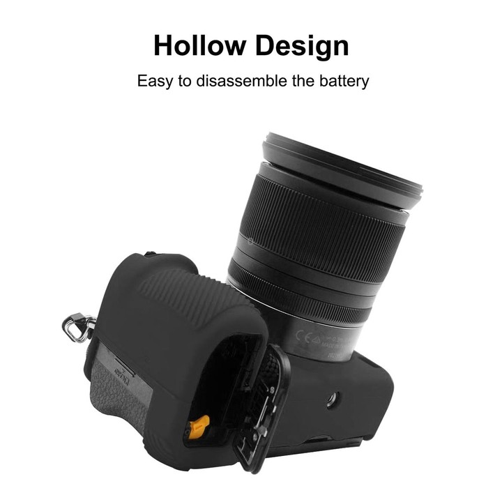 PULUZ Soft Silicone Protective Case for Nikon Z6 II(Black)