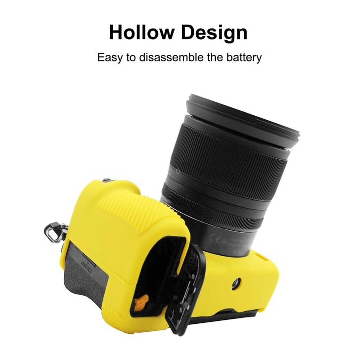 PULUZ Soft Silicone Protective Case for Nikon Z6 II(Yellow)