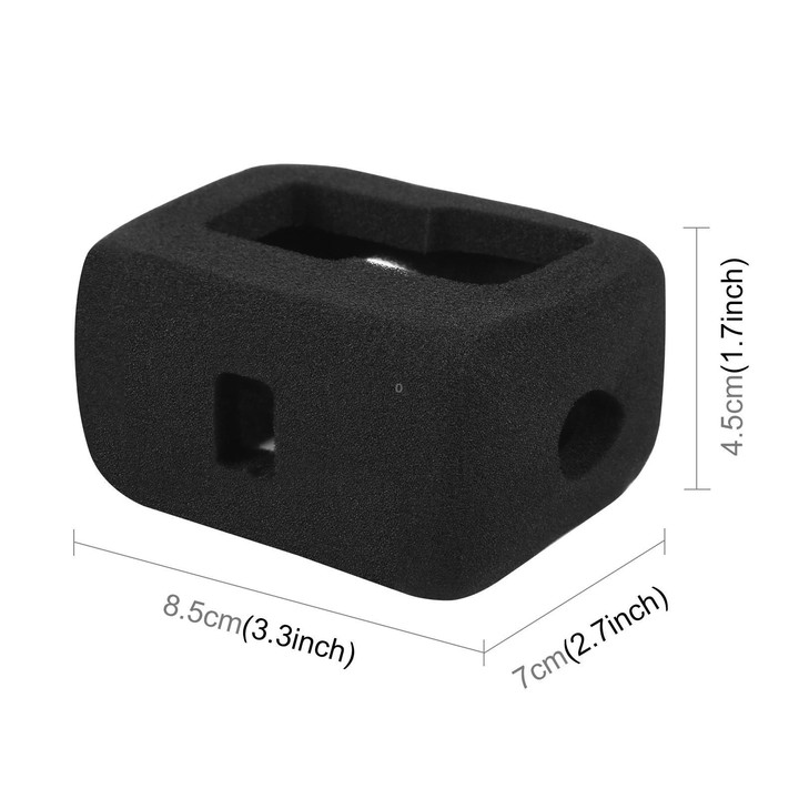 For GoPro HERO13 Black PULUZ Foam Windshield Housing Case (Black)