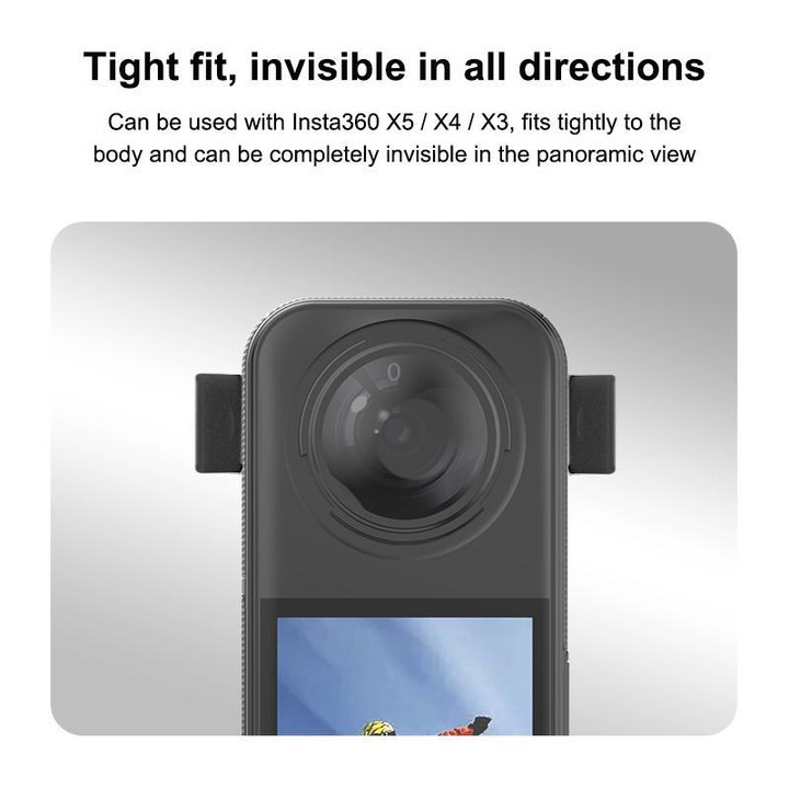 For Insta360 X5 / X4 / X3 PULUZ 6pcs Noise Reduction Windshield Foam Gasket (Black)