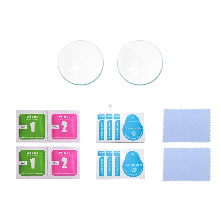 For DJI Avata PULUZ 2pcs Tempered Glass Drone Lens Film(Transparent)