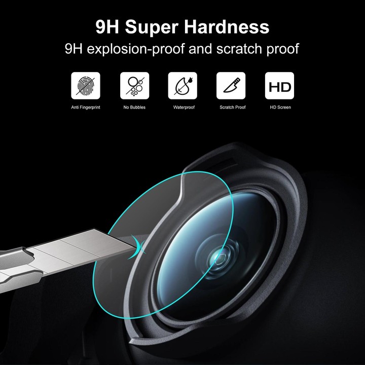 For DJI Avata PULUZ 2pcs Tempered Glass Drone Lens Film(Transparent)
