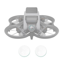 For DJI Avata PULUZ 2pcs Tempered Glass Drone Lens Film(Transparent)