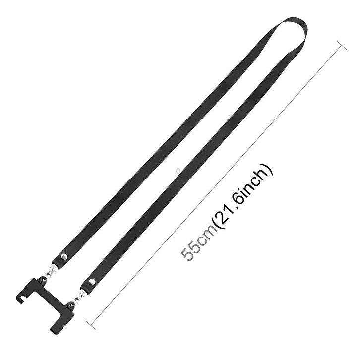 PULUZ Nylon Dual-Hook Anti-lost Anti-fall Neck Strap Lanyard for DJI Mini 3 / 3 Pro / Mavic 3 / Air 2 / 2S Remote Control (Black