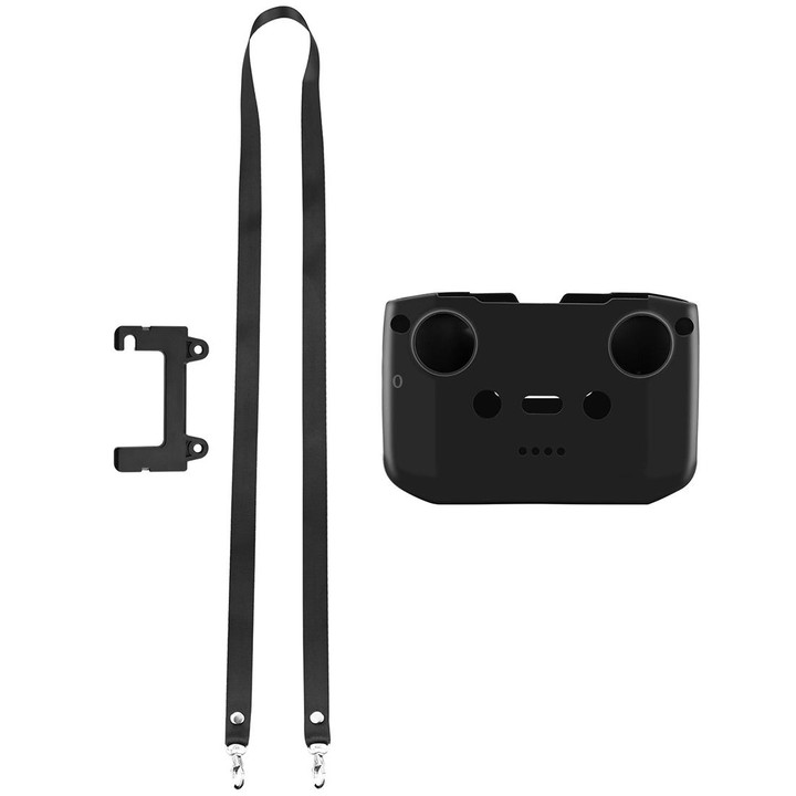 PULUZ Shockproof Anti-scratch Silicone Case with Neck Strap For DJI Neo / Mini 3 / 3 Pro / Mavic 3 / Air 2S / Mini 2 RC-N2 / RC-