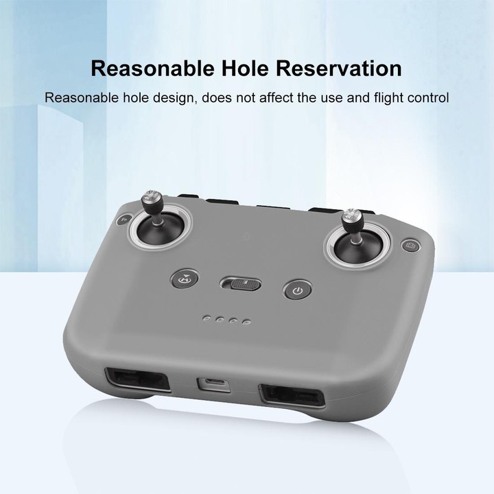 PULUZ Shockproof Anti-scratch Silicone Case with Neck Strap For DJI Neo / Mini 3 / 3 Pro / Mavic 3 / Air 2S / Mini 2 RC-N2 / RC-