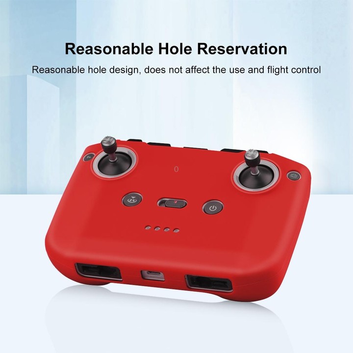 PULUZ Shockproof Anti-scratch Silicone Case with Neck Strap For DJI Neo / Mini 3 / 3 Pro / Mavic 3 / Air 2S / Mini 2 RC-N2 / RC-