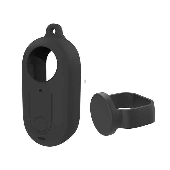 For Insta360 GO 3 PULUZ Camera Silicone Case with Lens Cover (Black)