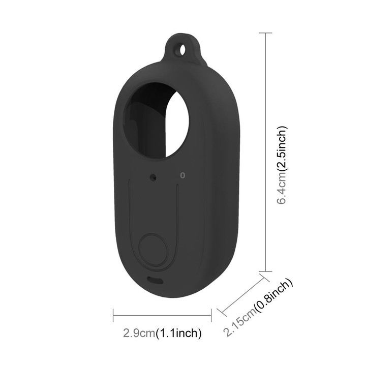 For Insta360 GO 3 PULUZ Camera Silicone Case with Lens Cover (Black)