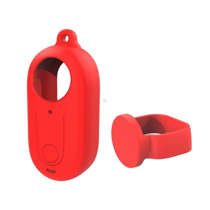 For Insta360 GO 3 PULUZ Camera Silicone Case with Lens Cover (Red)