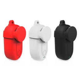 For Insta360 GO 3 PULUZ Camera Silicone Case with Lens Cover (Red)
