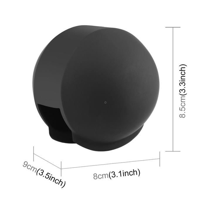 For Insta360 X4 Air / X4 / X3 PULUZ Invisible Dive Case Lens Guard Silicone Protective Cover (Black)