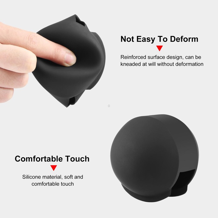 For Insta360 X4 Air / X4 / X3 PULUZ Invisible Dive Case Lens Guard Silicone Protective Cover (Black)