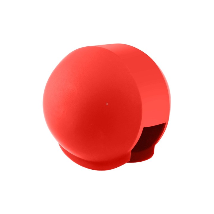 For Insta360 X4 Air / X4 / X3 PULUZ Invisible Dive Case Lens Guard Silicone Protective Cover (Red)